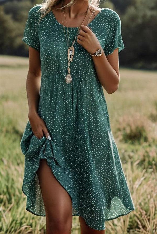 Imogen – Schickes Mini-Kleid mit Polka-Dots