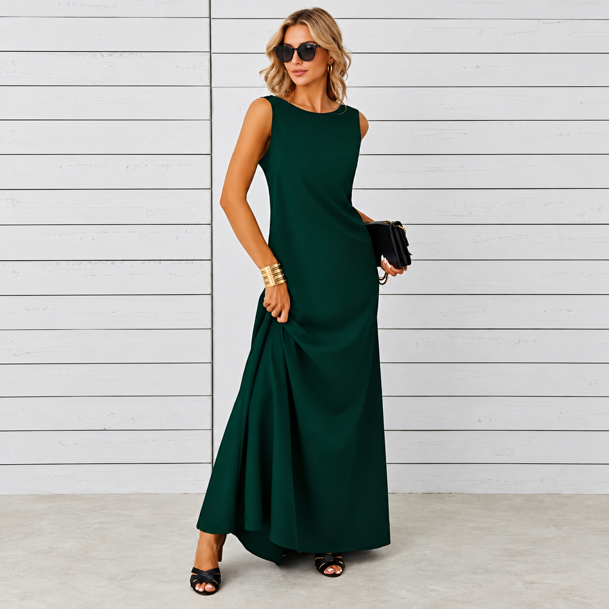 Saranna - Stilvolles Langkleid für Frauen
