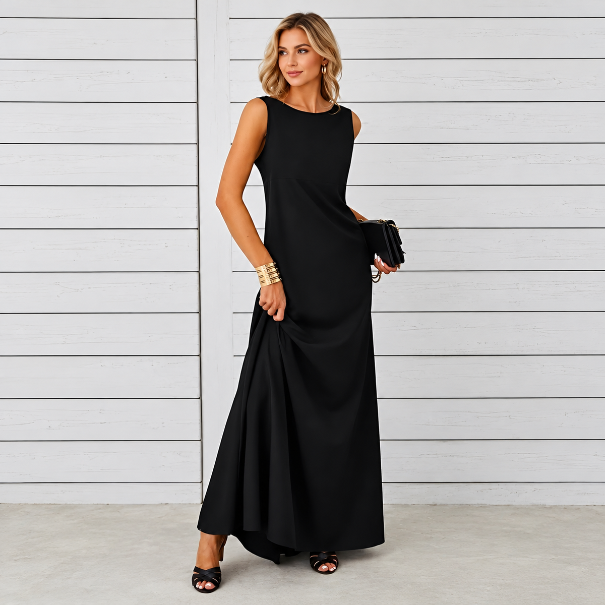 Saranna - Stilvolles Langkleid für Frauen