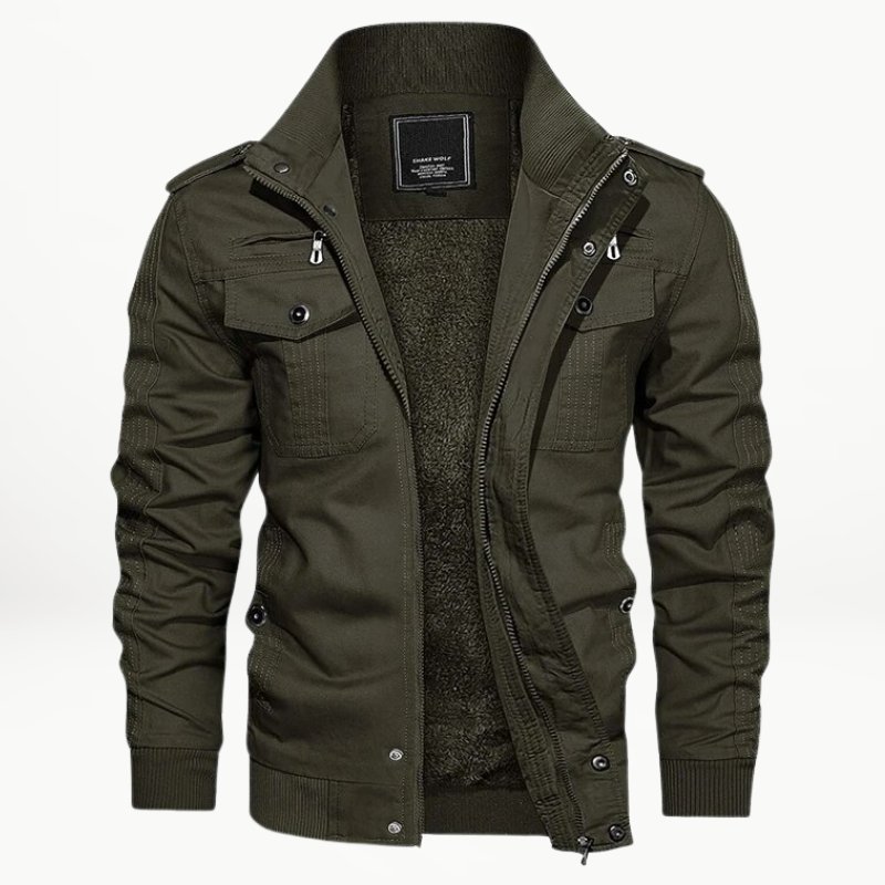 Jaxon - Warme, gemütliche Jacke mit Reißverschluss