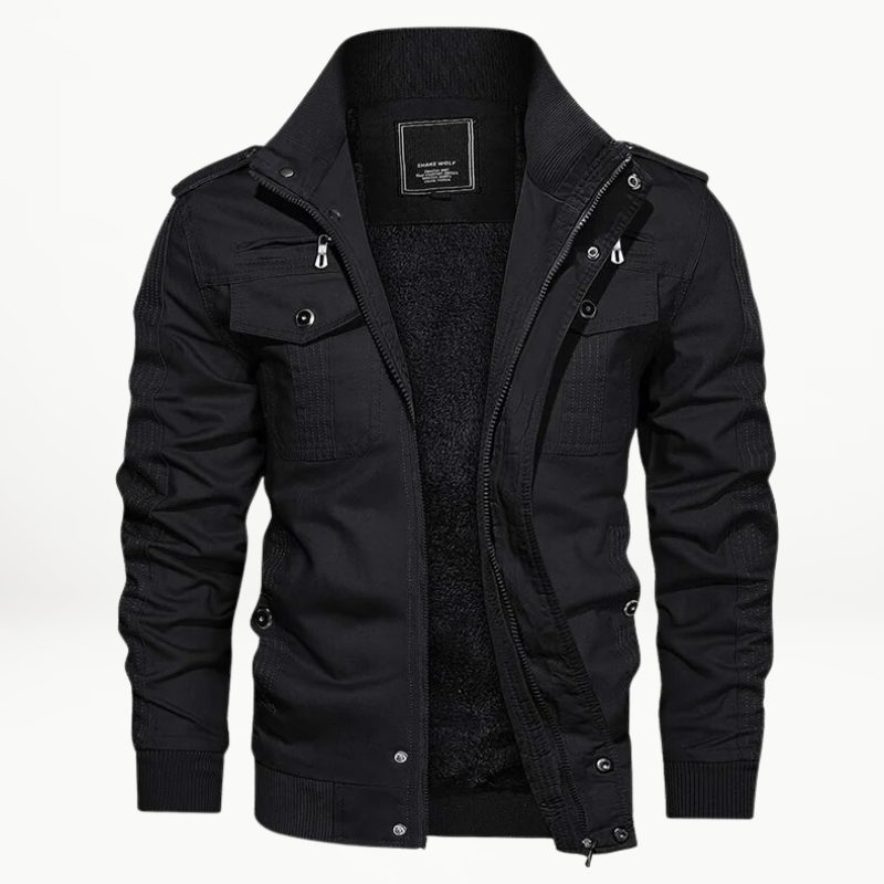 Jaxon - Warme, gemütliche Jacke mit Reißverschluss