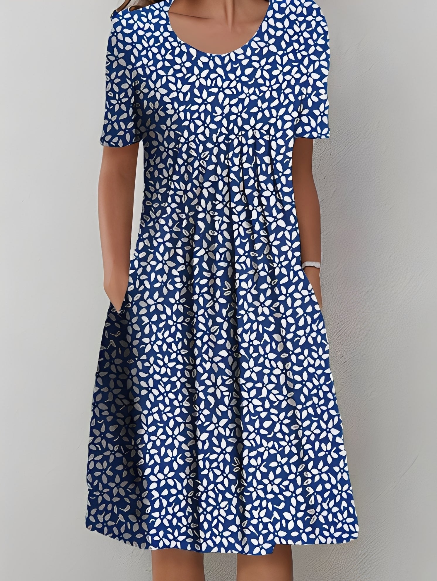 Jodie - Elegantes bedrucktes Damenkleid