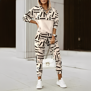 Chenafe - Trendiges zweiteiliges Damen-Ensemble