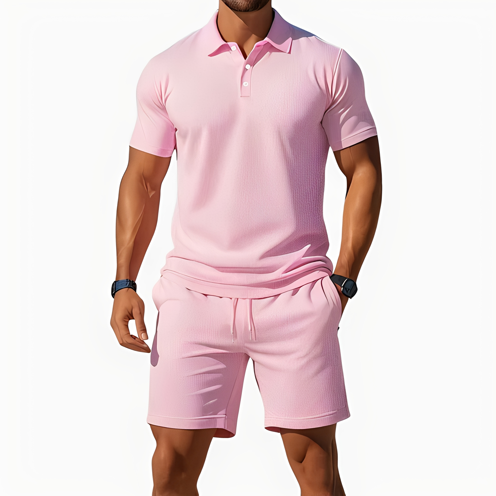 Aldrin - Modisches Polo- und Short-Set für Herren