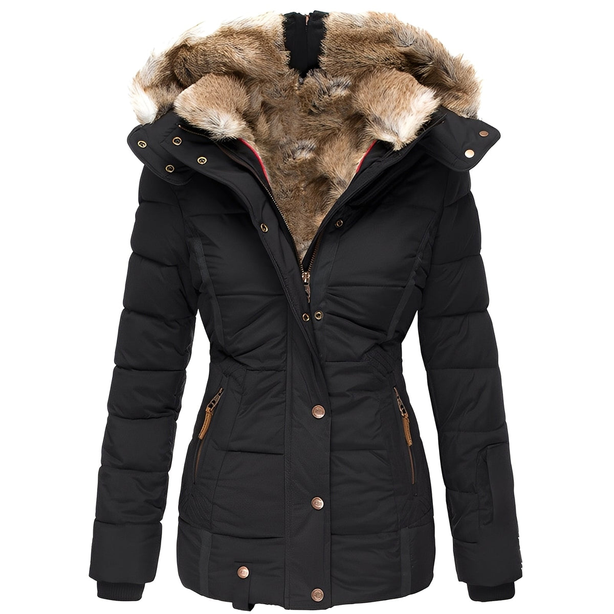 Romilly - Elegante und warme Jacke mit Kapuze