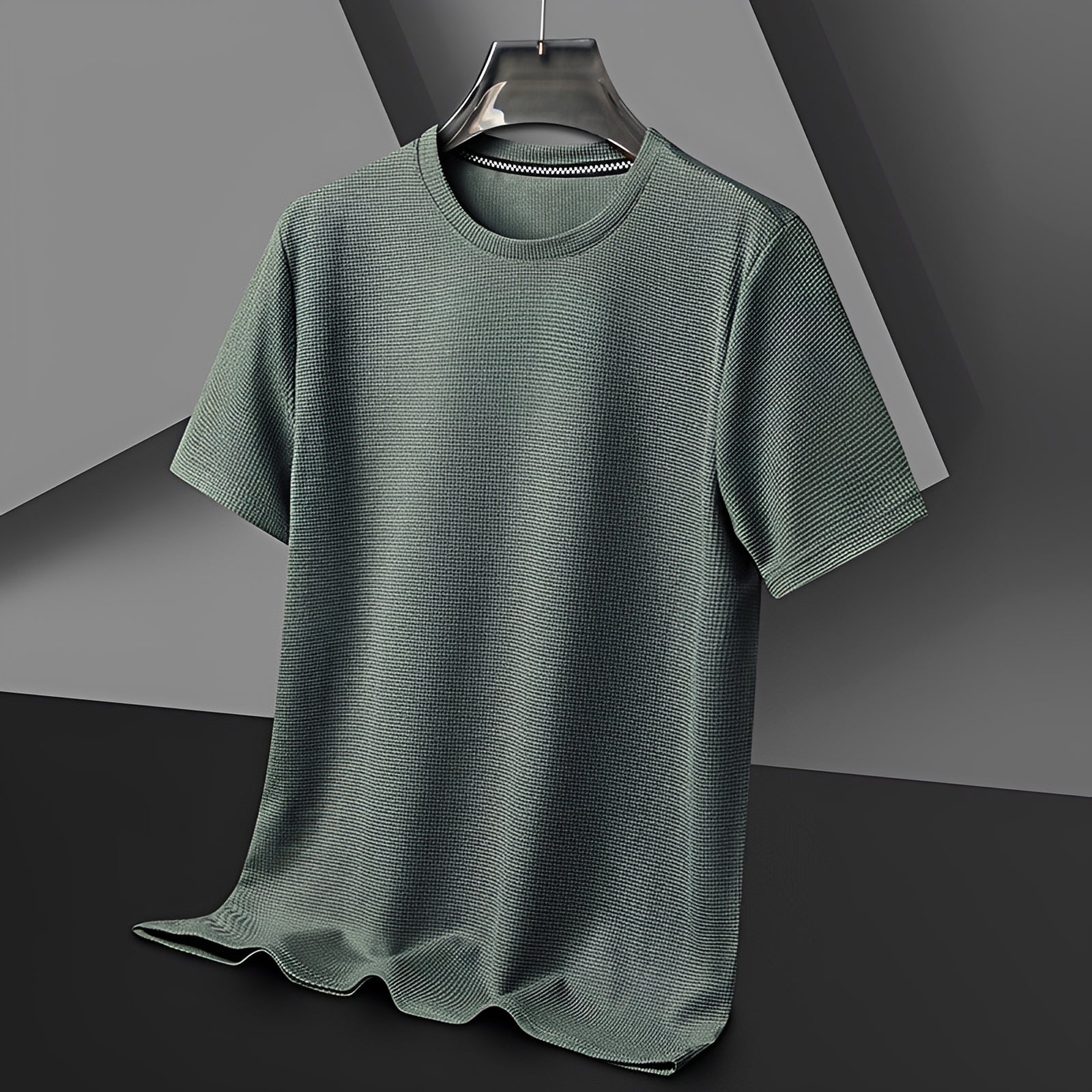 Jed - Lockeres Waffel-T-Shirt