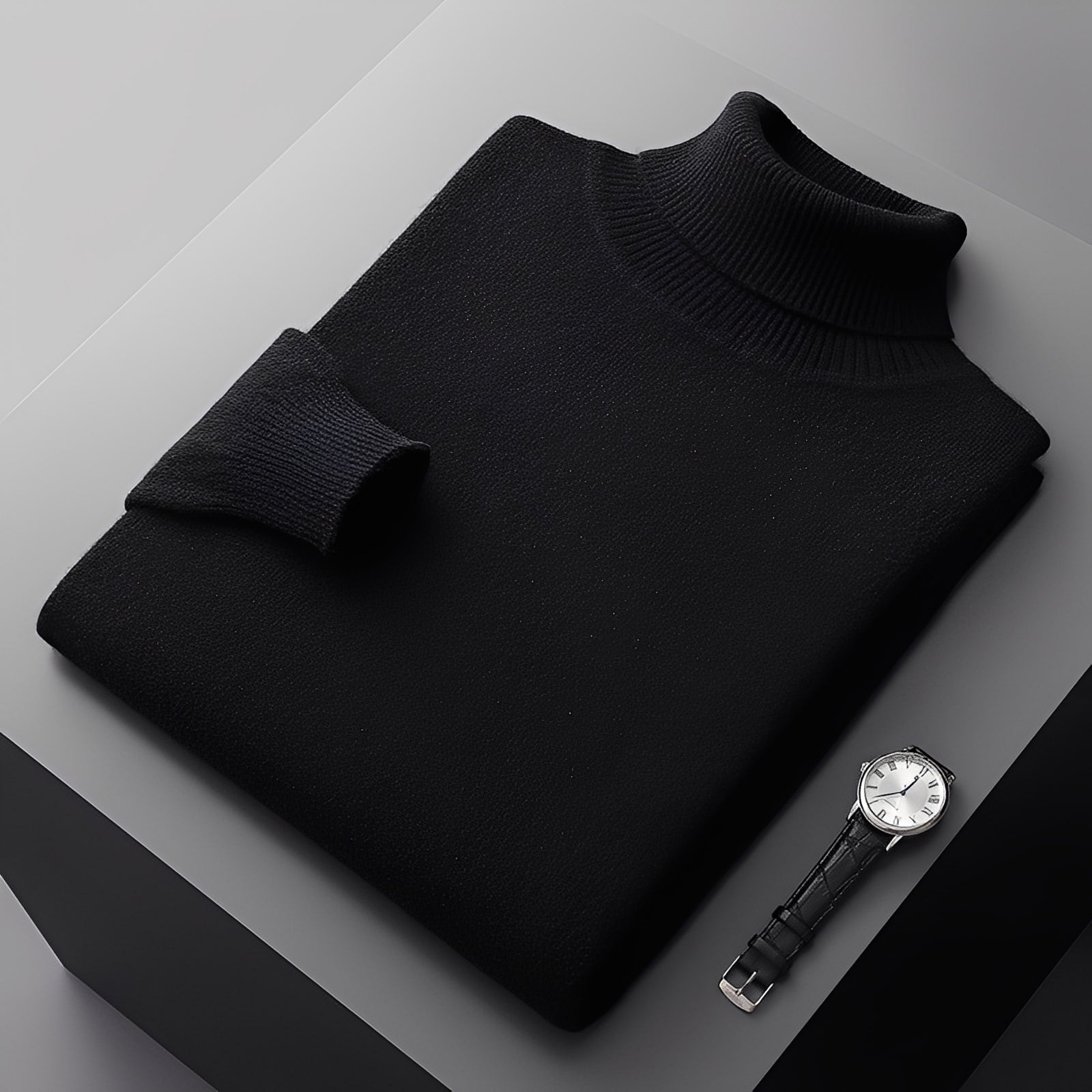 Osborn - Einfacher Herrenrollkragenpullover