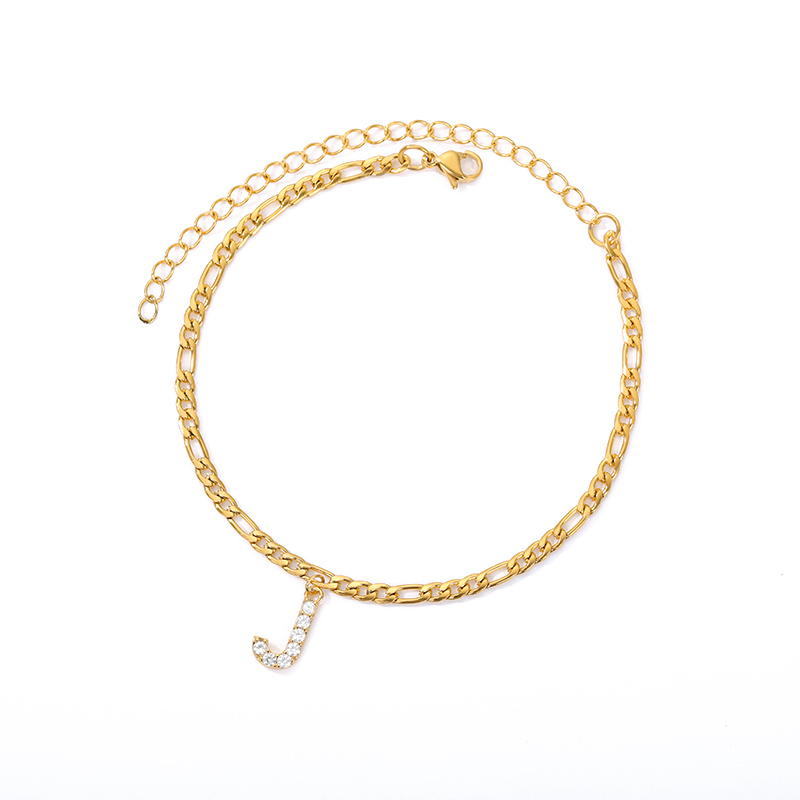 Knöchelarmband mit deiner Initiale