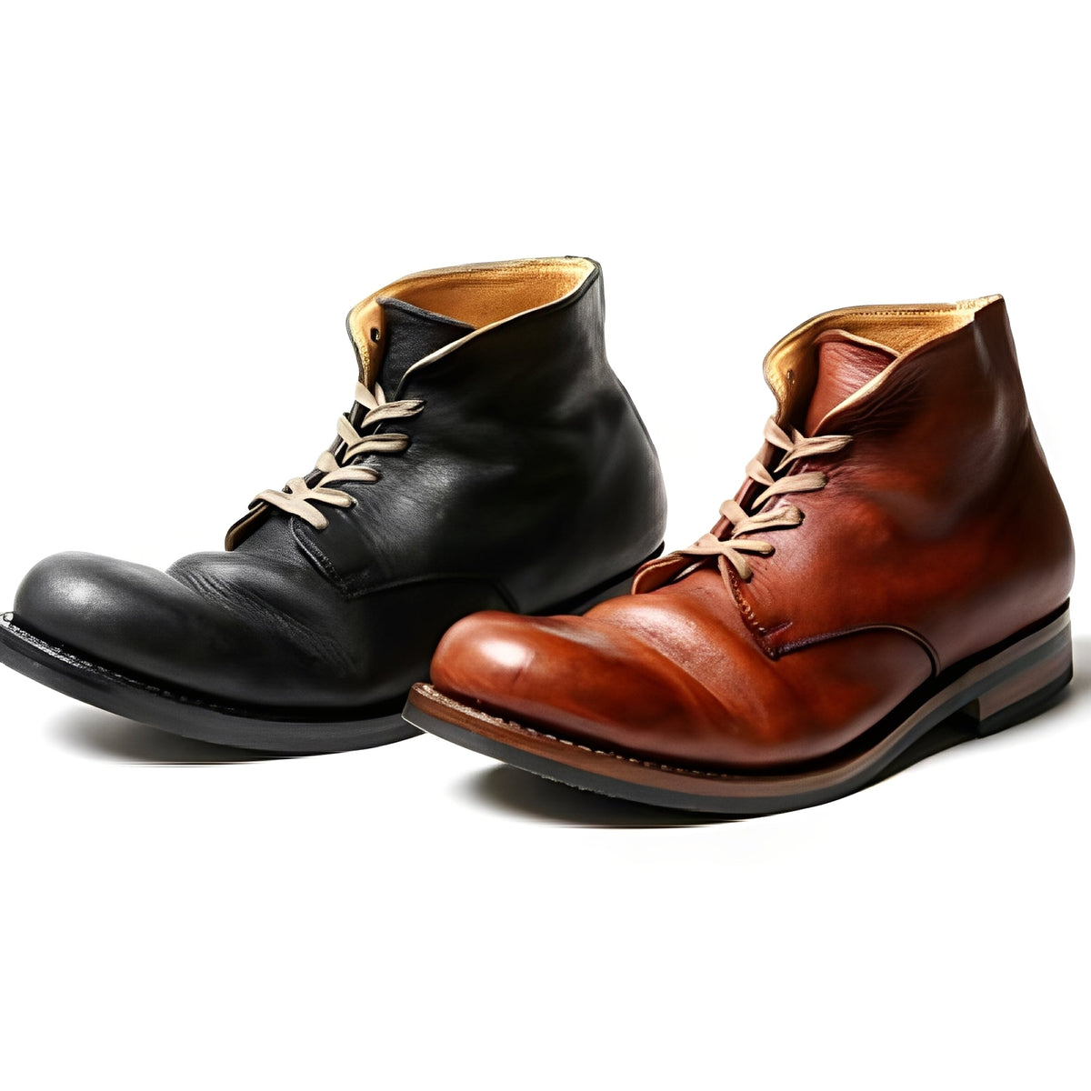 Roscoe - Klassische Herrenschuhe mit rundem Schaft