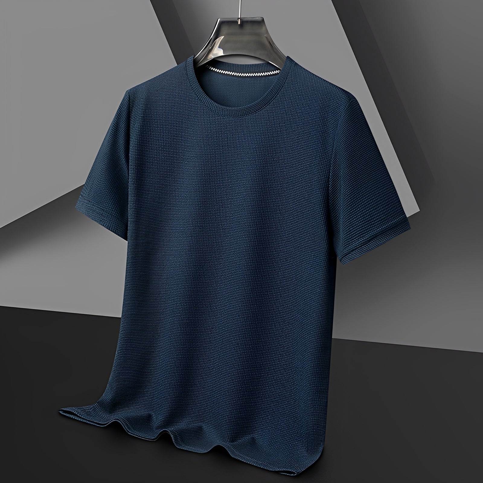 Jed - Lockeres Waffel-T-Shirt