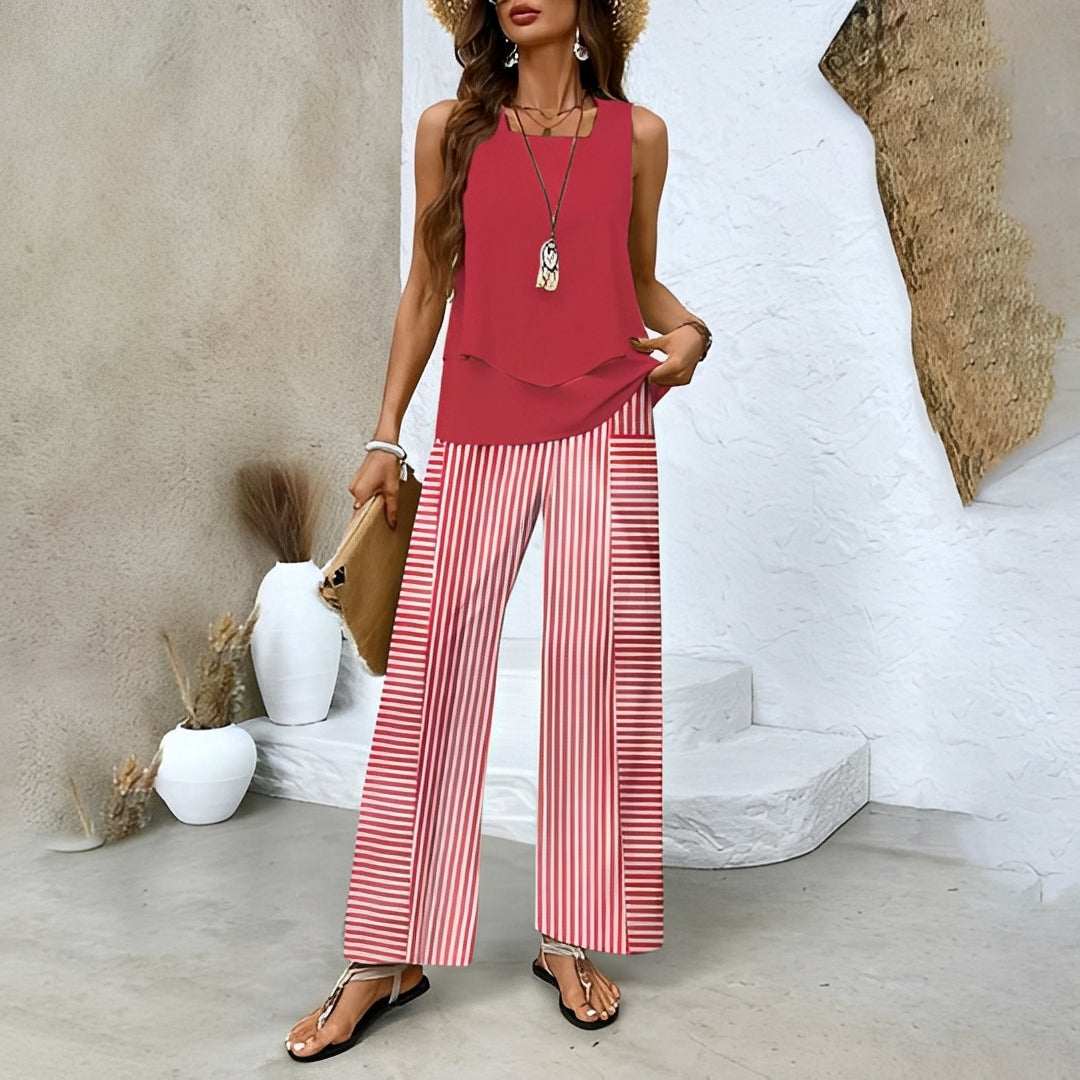 Elma - Schickes zweiteiliges Sommer-Outfit für Damen