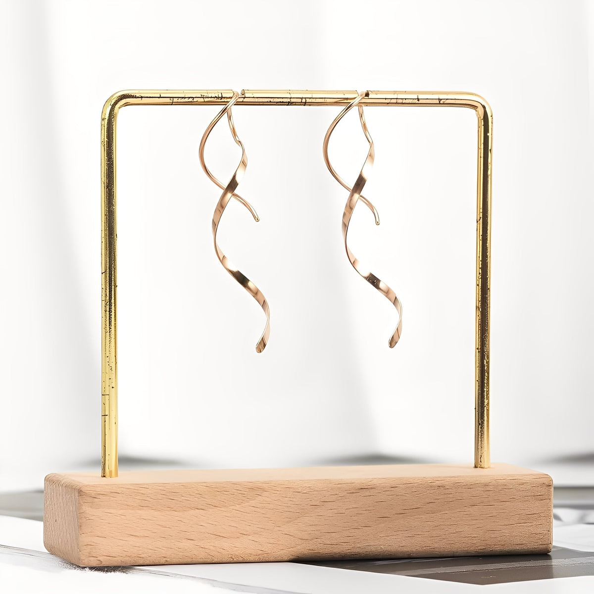 Mel – Spiralohrringe in Gold