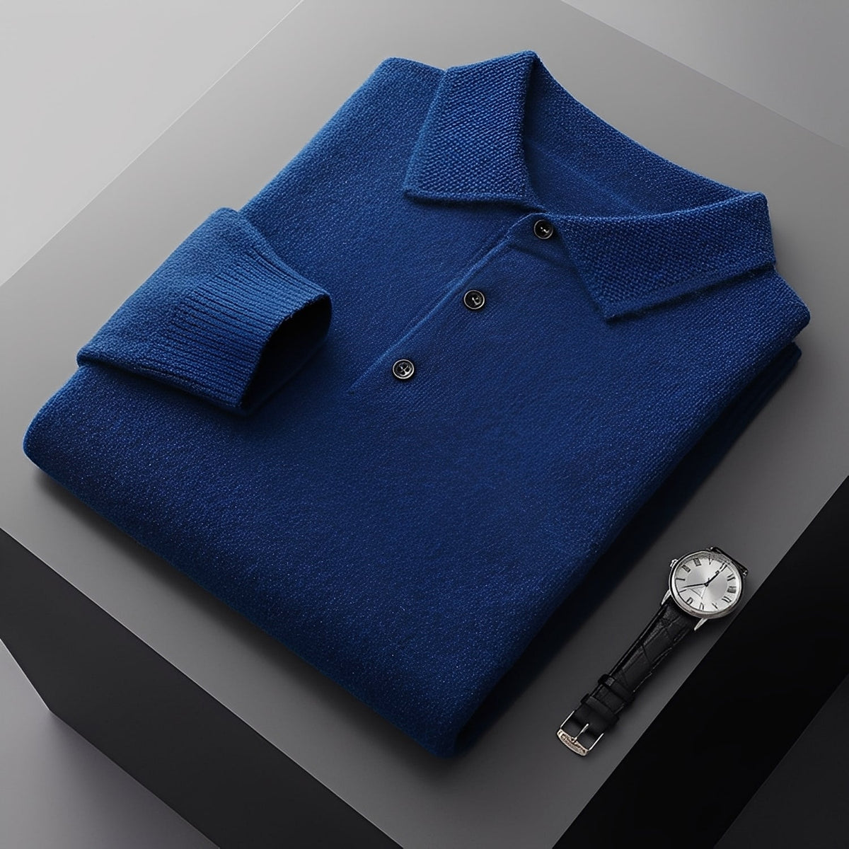 Romilly - Schicker Herrenpulli mit Polokragen