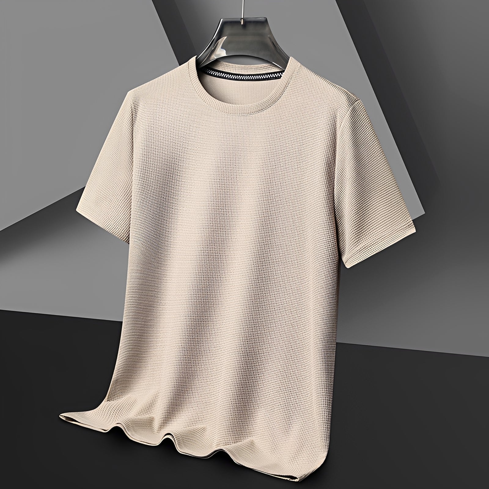 Jed - Lockeres Waffel-T-Shirt