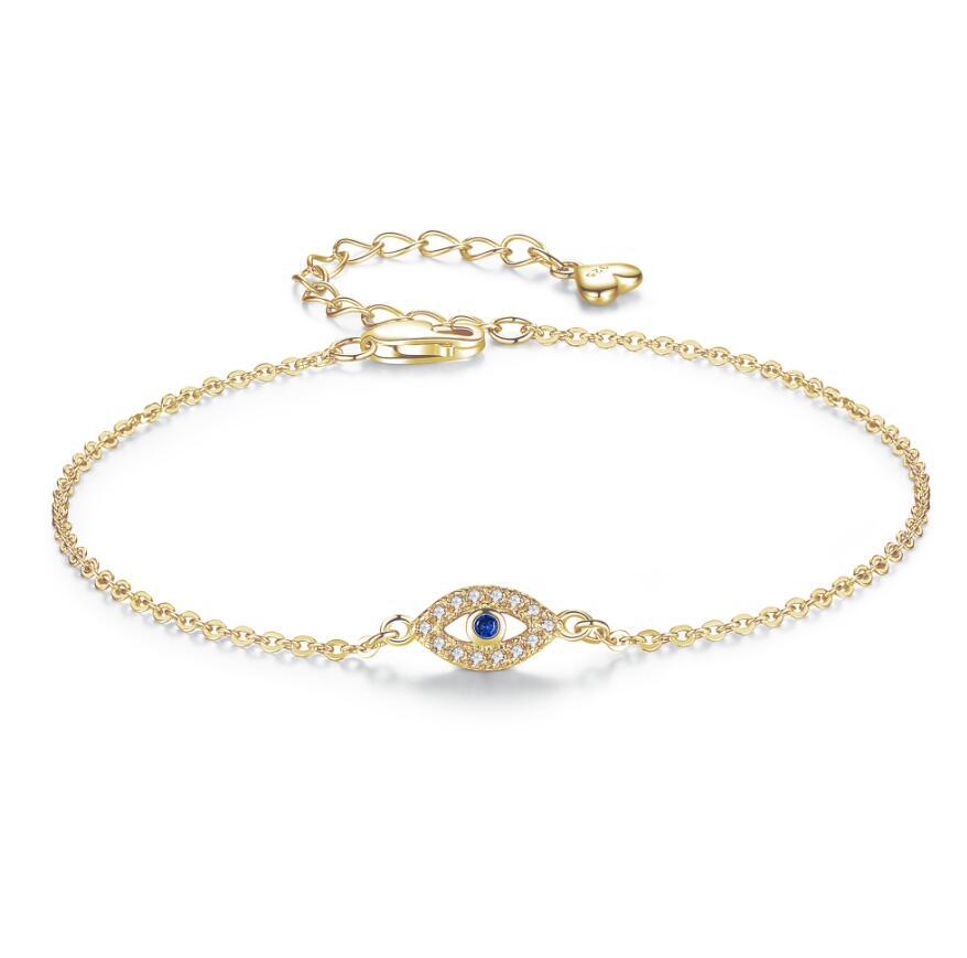Gliederarmband mit bösem Blick - Anhänger des Gliederarmbands mit bösem Blick