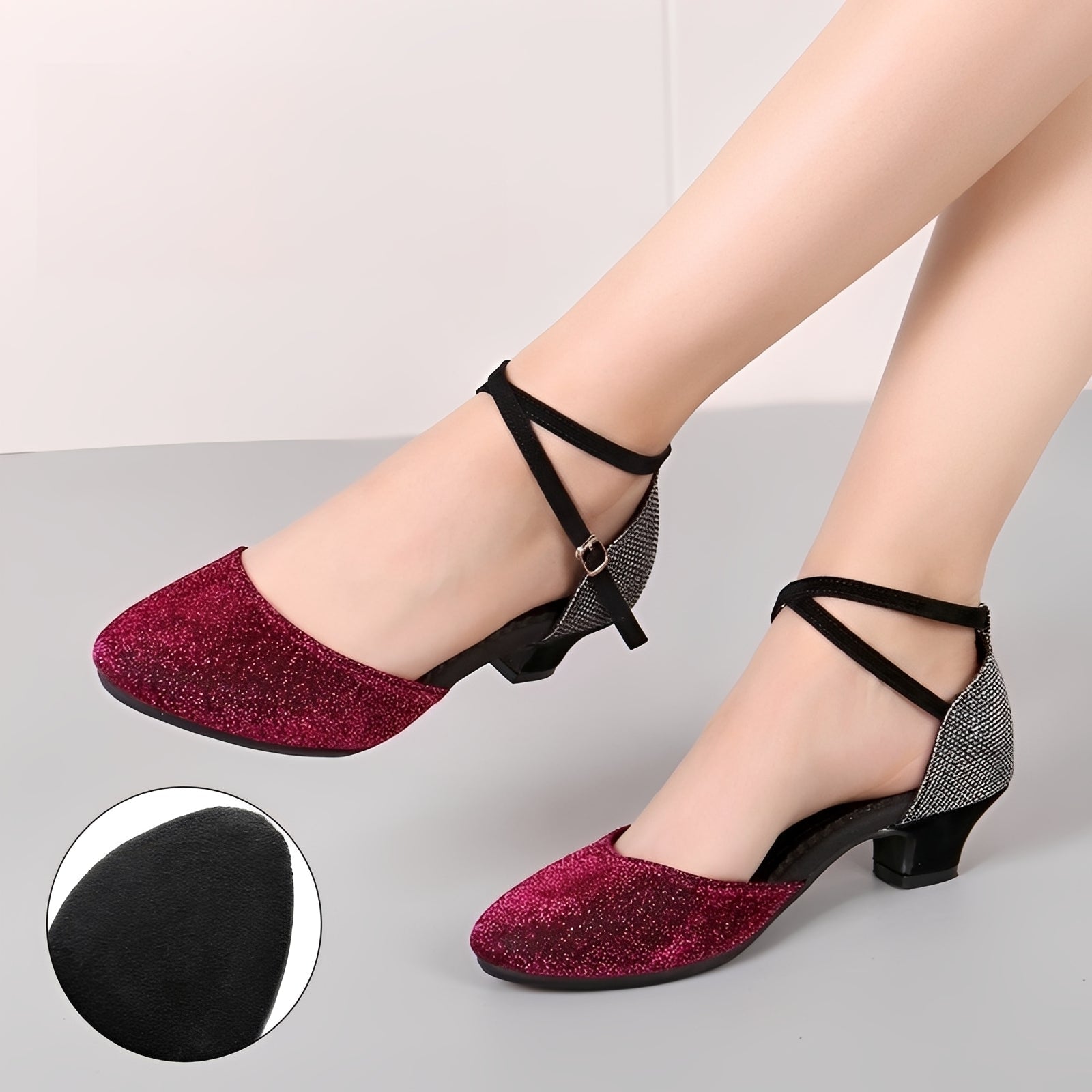 Carrie - Modische Glitzersandalen für Damen