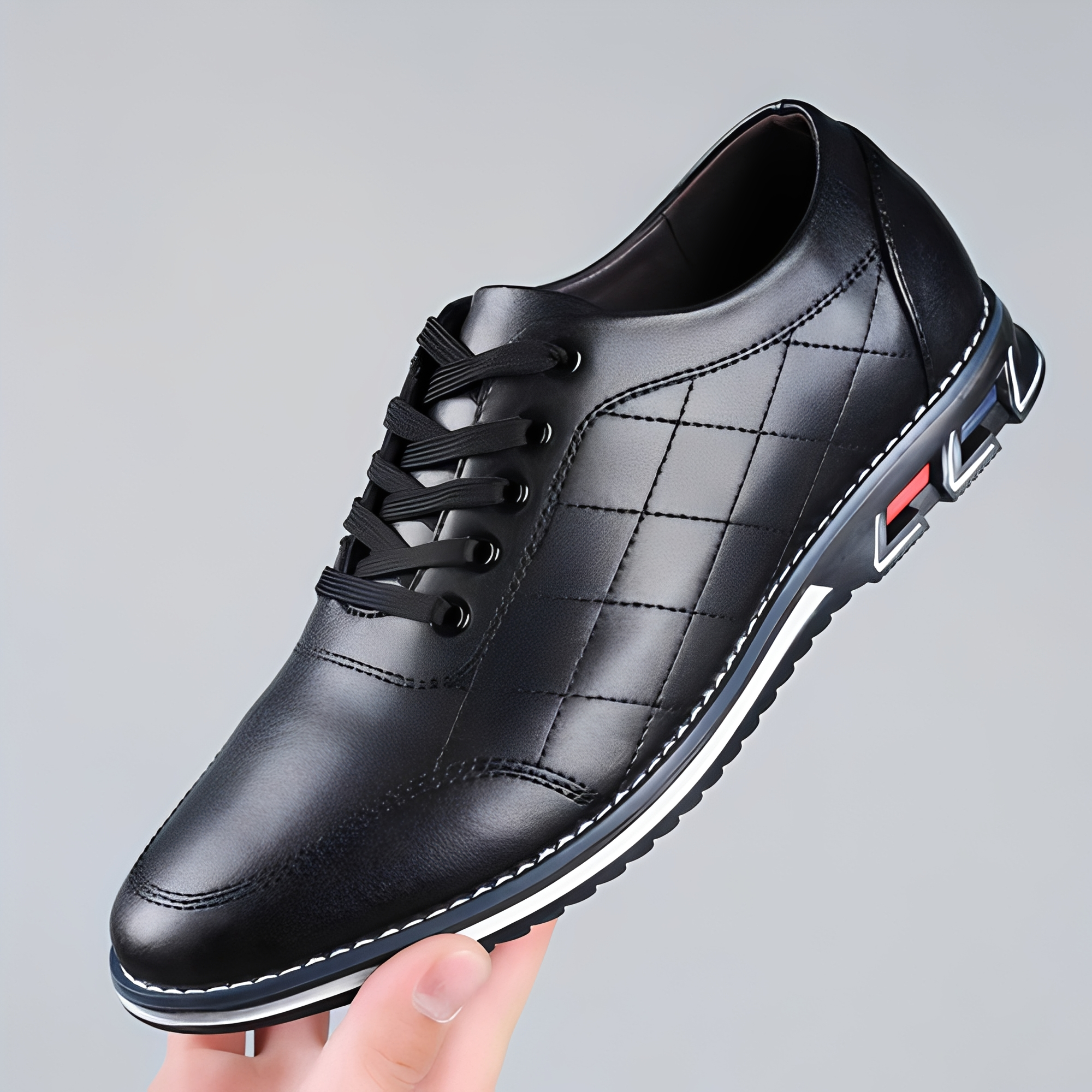 Edvin - Modische Herrenschnürhalbschuhe