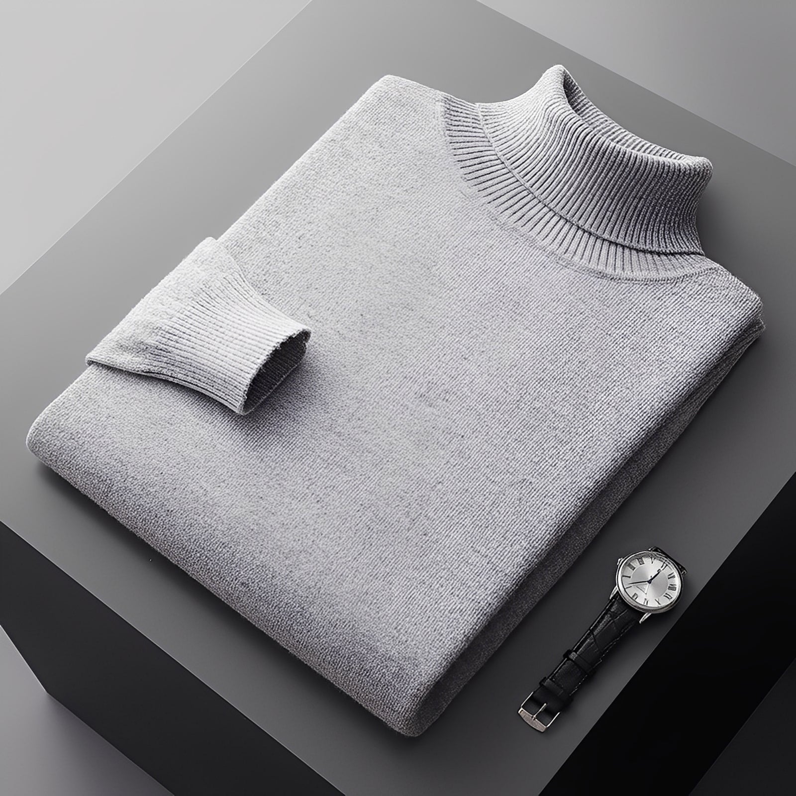 Osborn - Einfacher Herrenrollkragenpullover