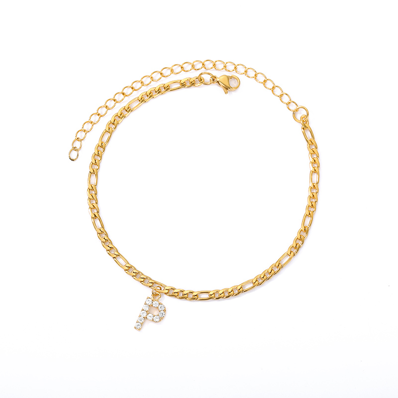 Knöchelarmband mit deiner Initiale