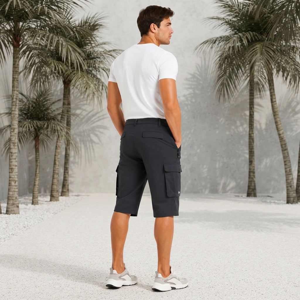 Cedrik - Dehnbare Cargo-Shorts