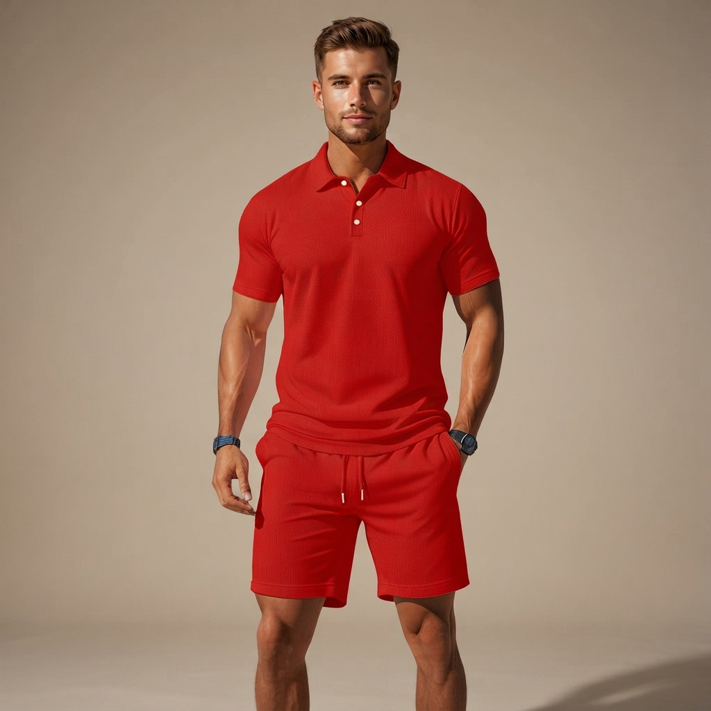 Ollie - Bequemes Casual-Short-Set