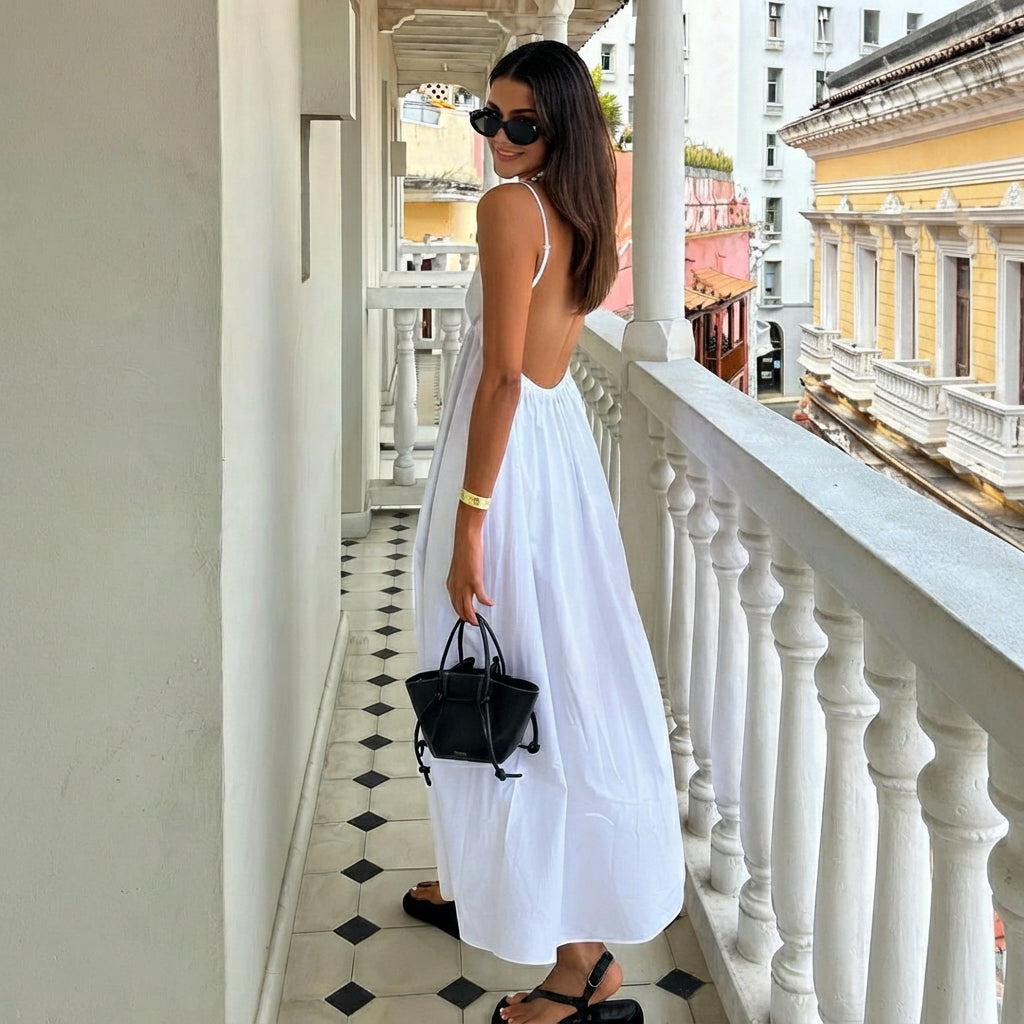 Rhian - Modisches Rückenfreies Kleid