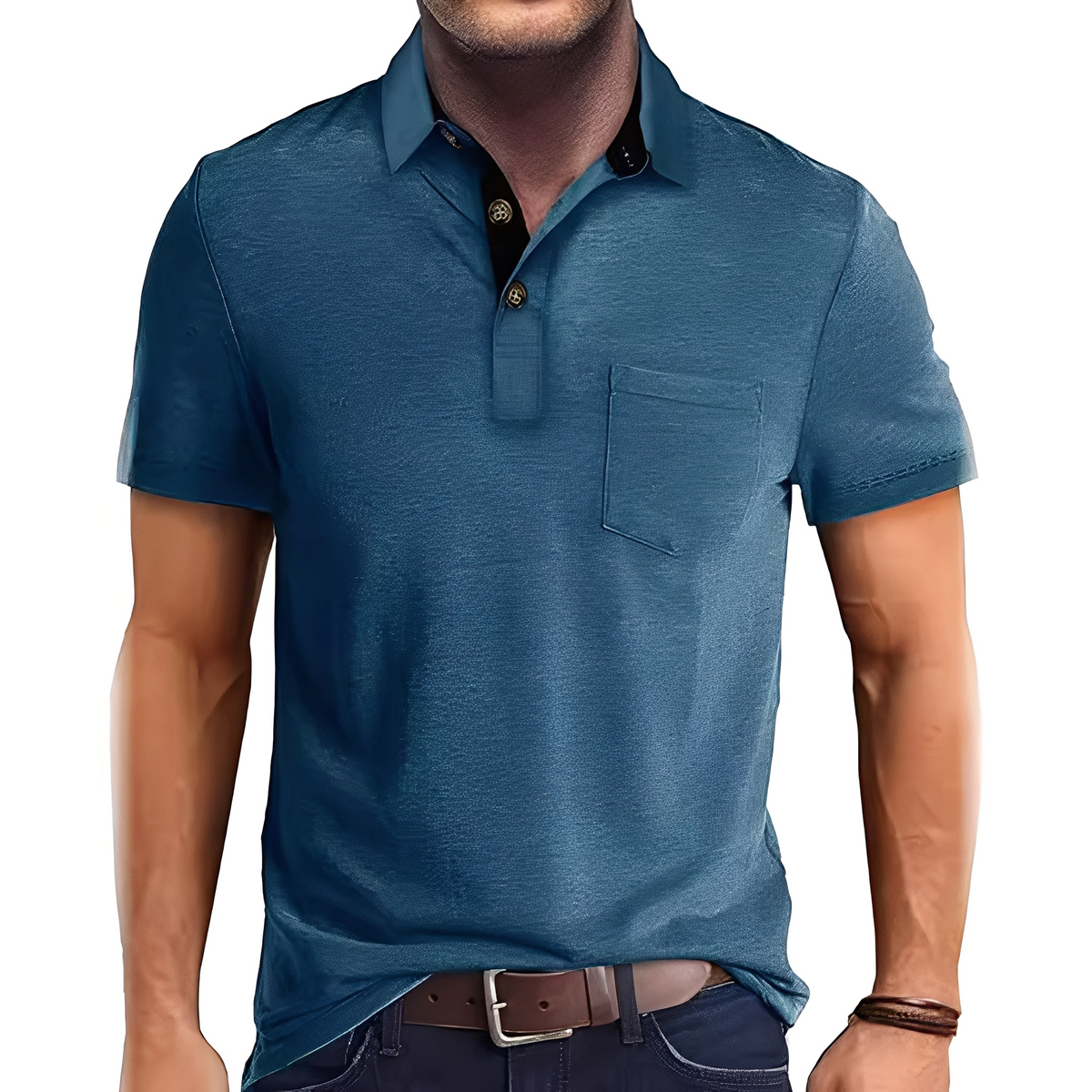 Abner - Poloshirt im traditionellen Stil