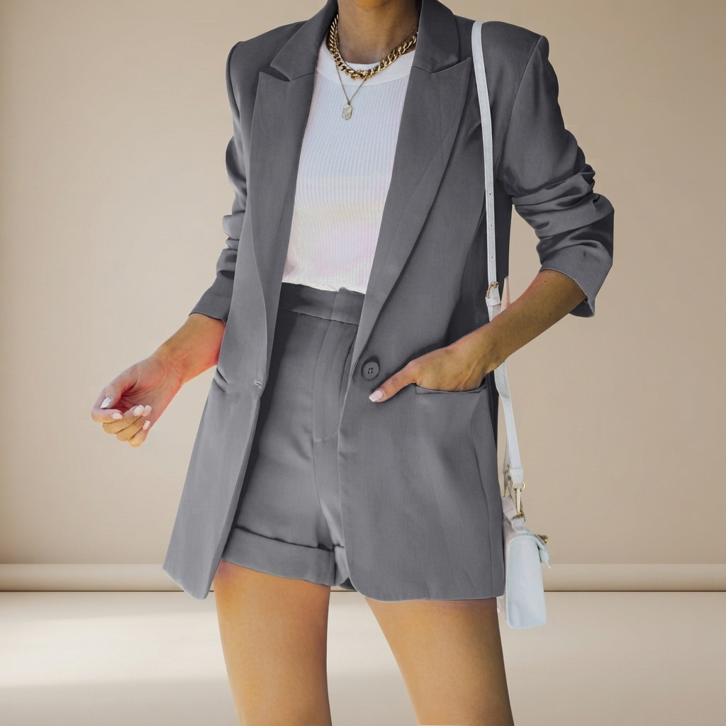 Geraldine - Elegantes Anzug-Short-Set