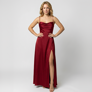 Glenda - Elegantes, fließendes Damenkleid