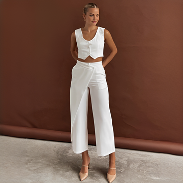 Agnes - Modisches Weste und Hosen Set