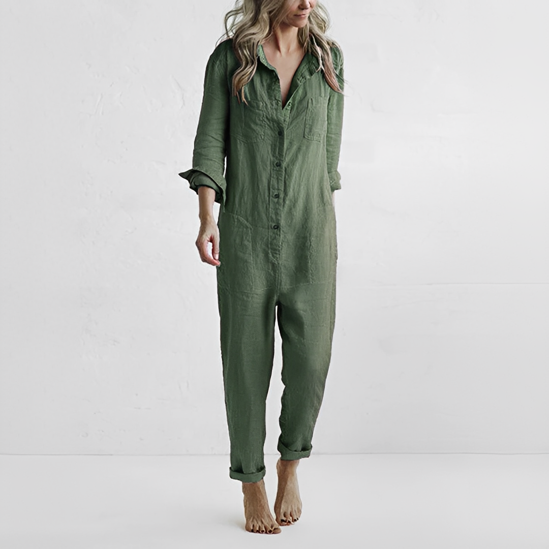 Novaria - Frauen-Sommeroverall mit langen Ärmeln