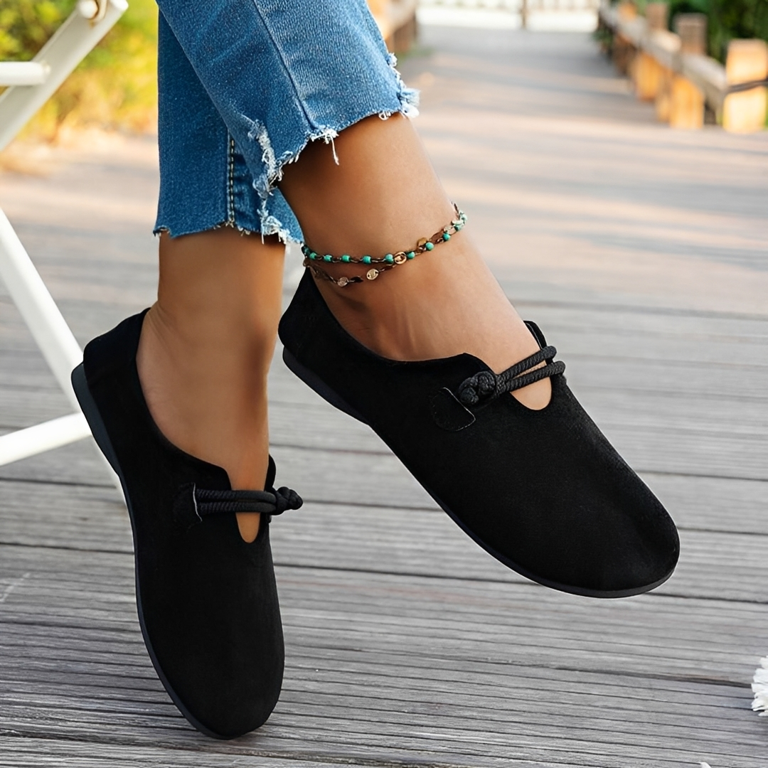 Marjorie - Bequeme Schuhe mit runder Spitze