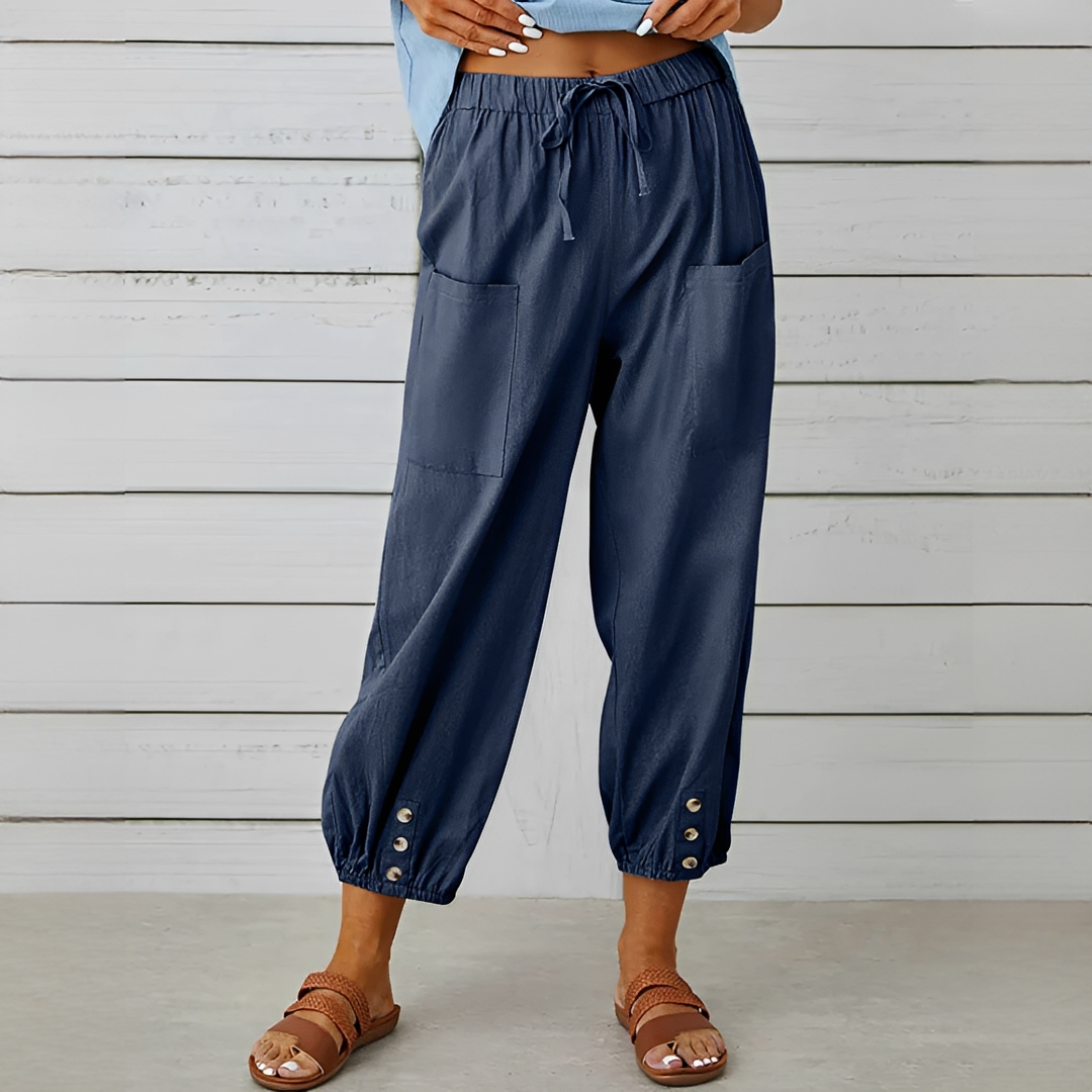 Scarlett - Bequeme Hosen mit Kordelzug