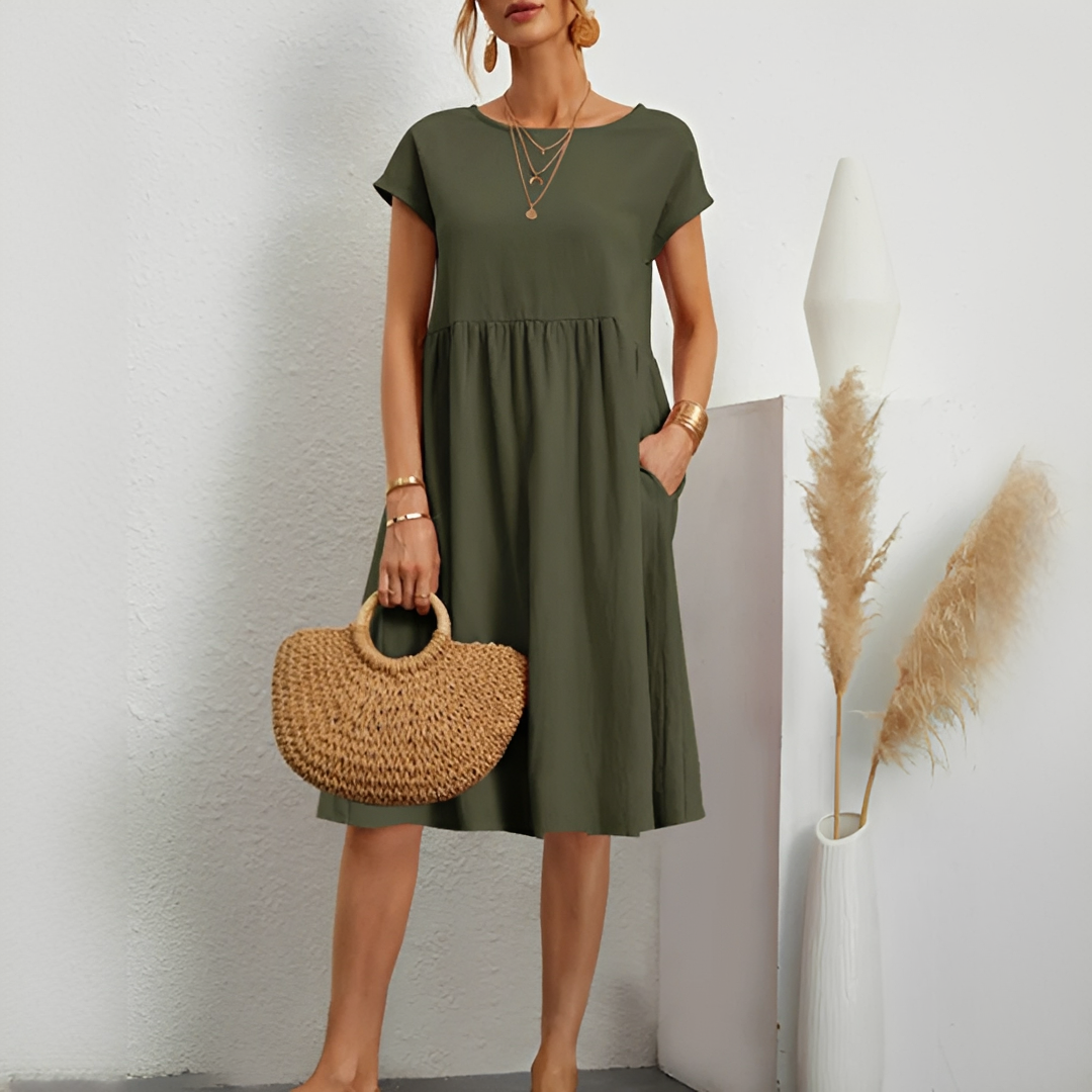Evalyn - Elegantes Midikleid
