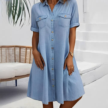 Naomi - Lässiges Hemdkleid