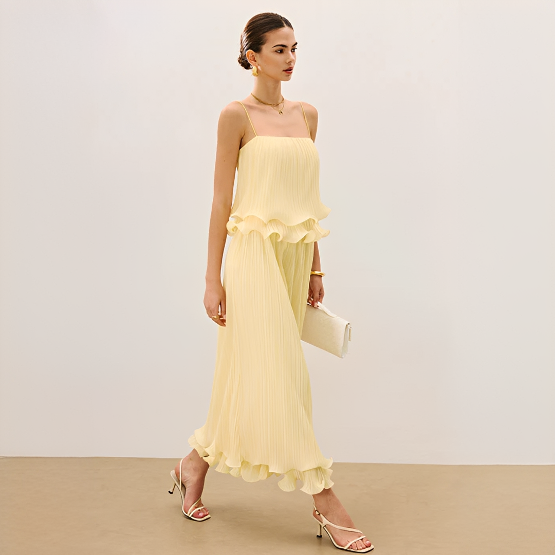 Daphne - Elegantes Set mit Faltenrock