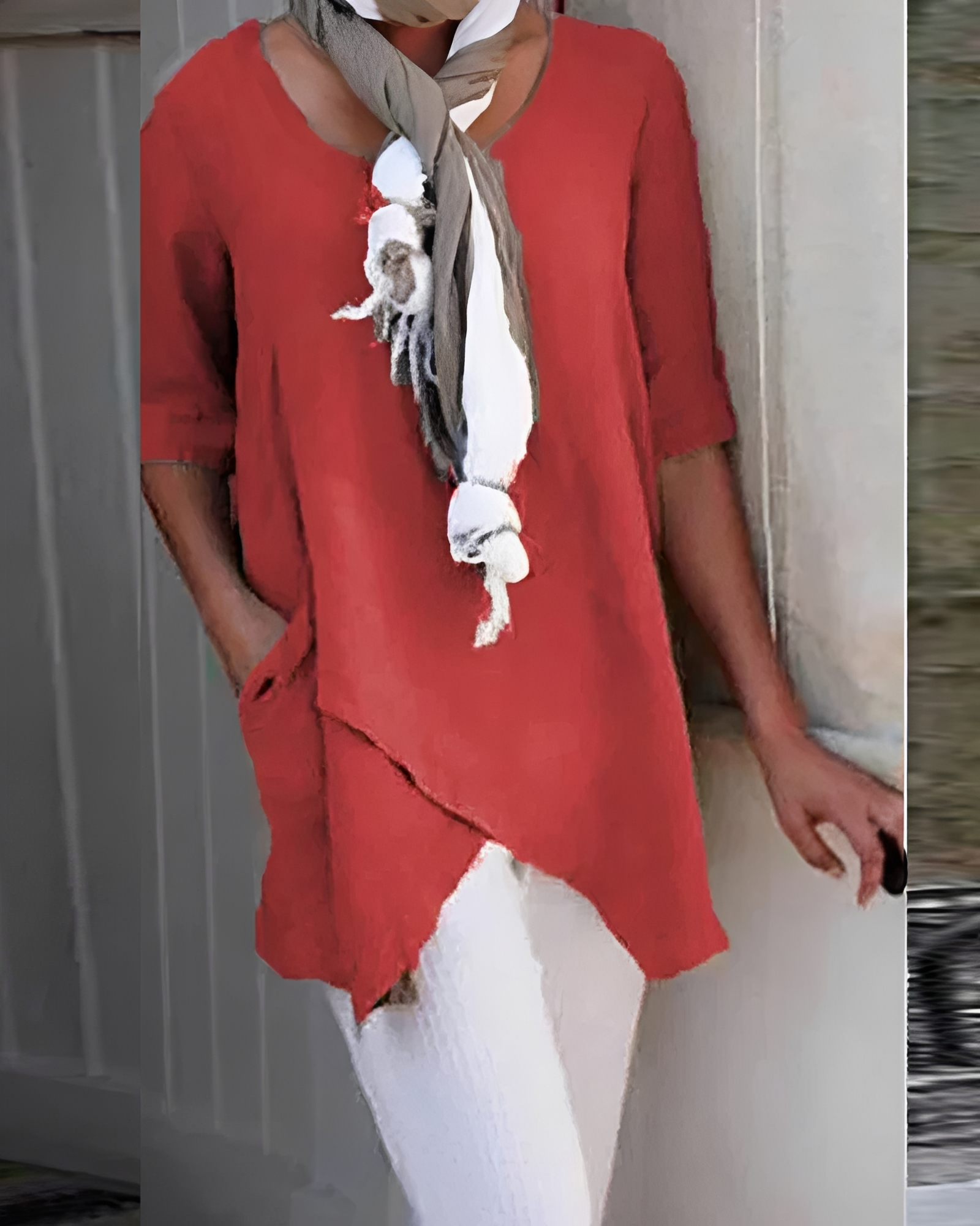 Marcia - Schickes Rundhals-Shirt