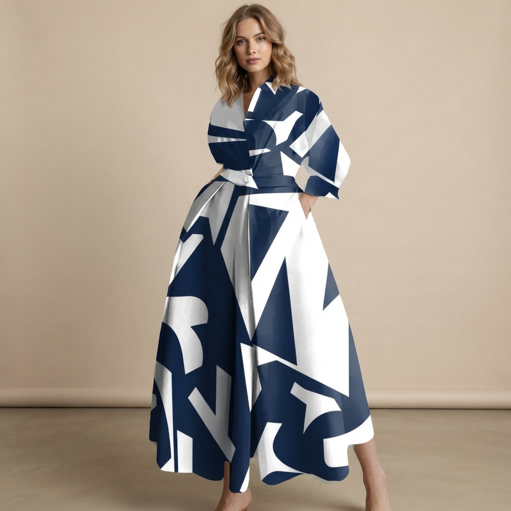 Laverne - Elegantes, locker sitzendes Midikleid