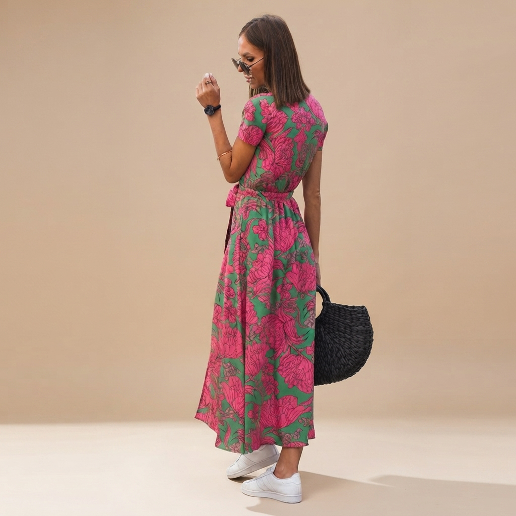 Sophie - Stilvolles und fließendes Midikleid