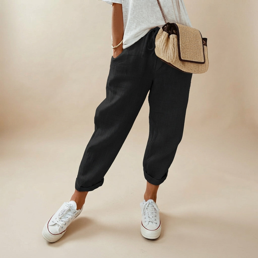 Elwyn - Atmungsaktive und Elastische Taillenhose