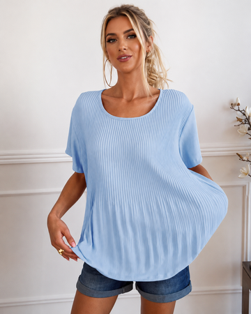 Rainelda - Stilvolle Plissee-Bluse