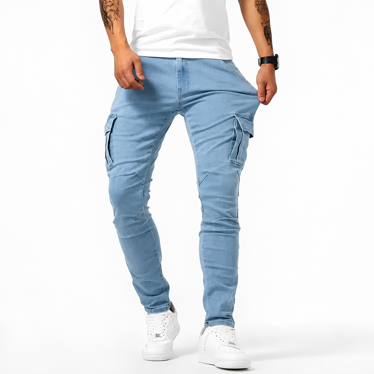 Zilton - Komfortable Slim-Fit-Cargohose
