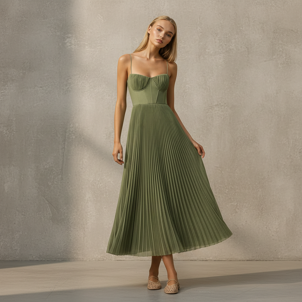 Lorelei - Elegantes Rückenfreies Ärmelloses Kleid