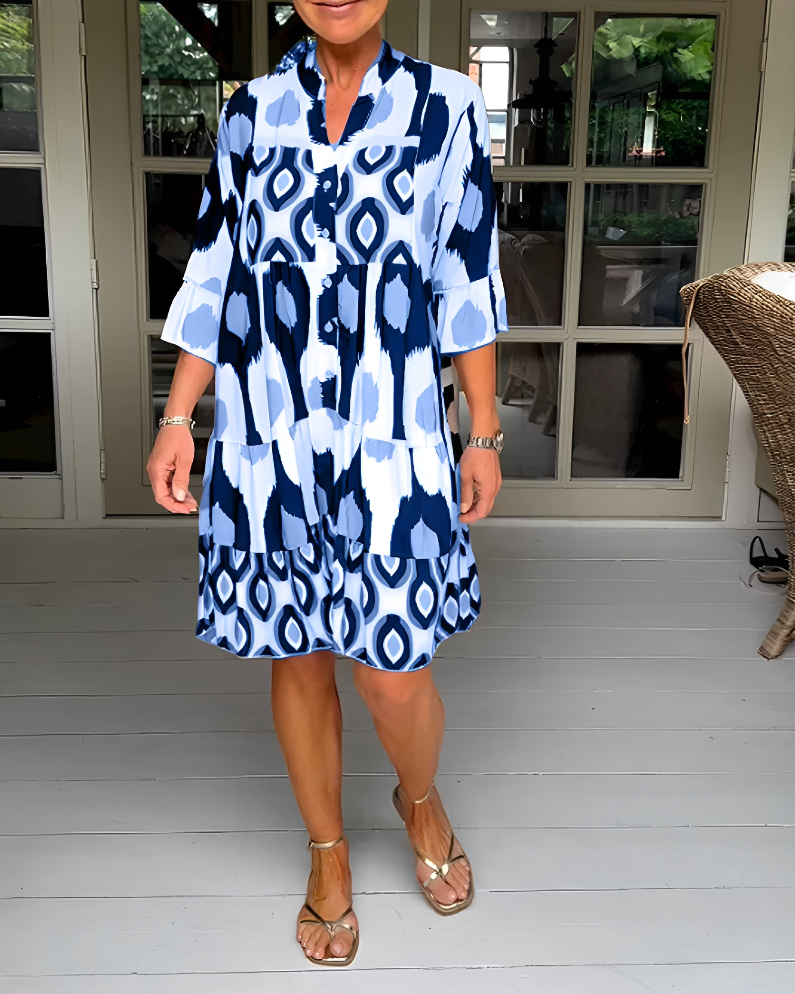 Faiza - Stilvolles, entspanntes Minikleid