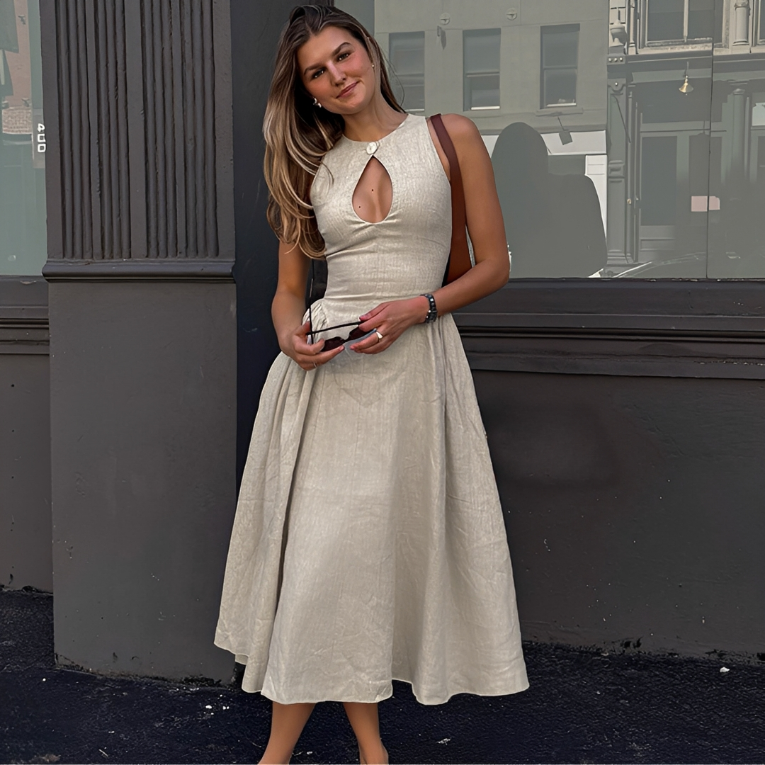 Chelou - Plissiertes Maxikleid