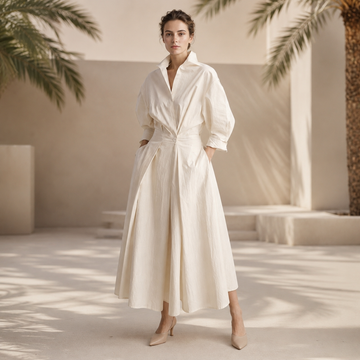 Laverne - Elegantes, locker sitzendes Midikleid