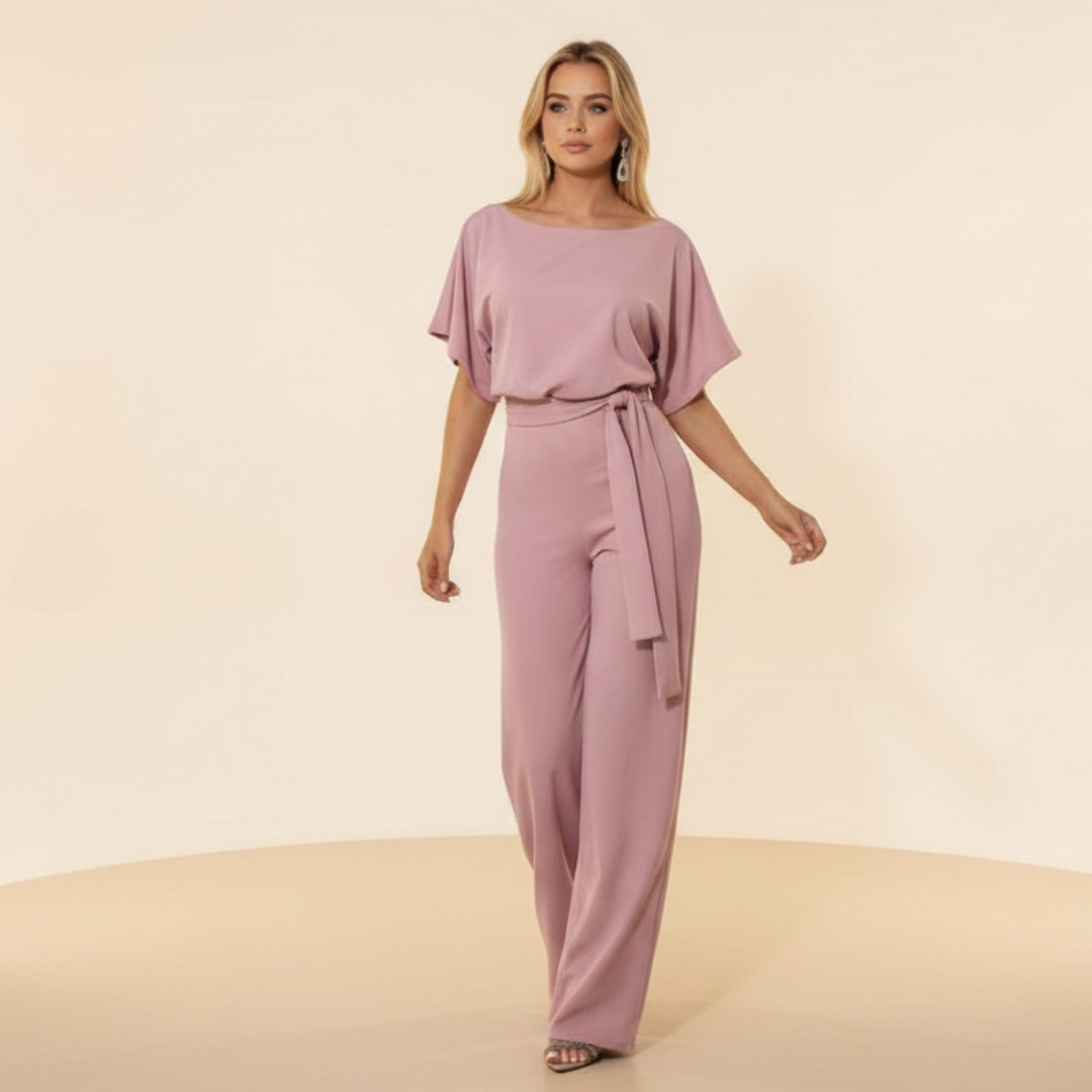 Eunise - Eleganter Jumpsuit mit Gürtel
