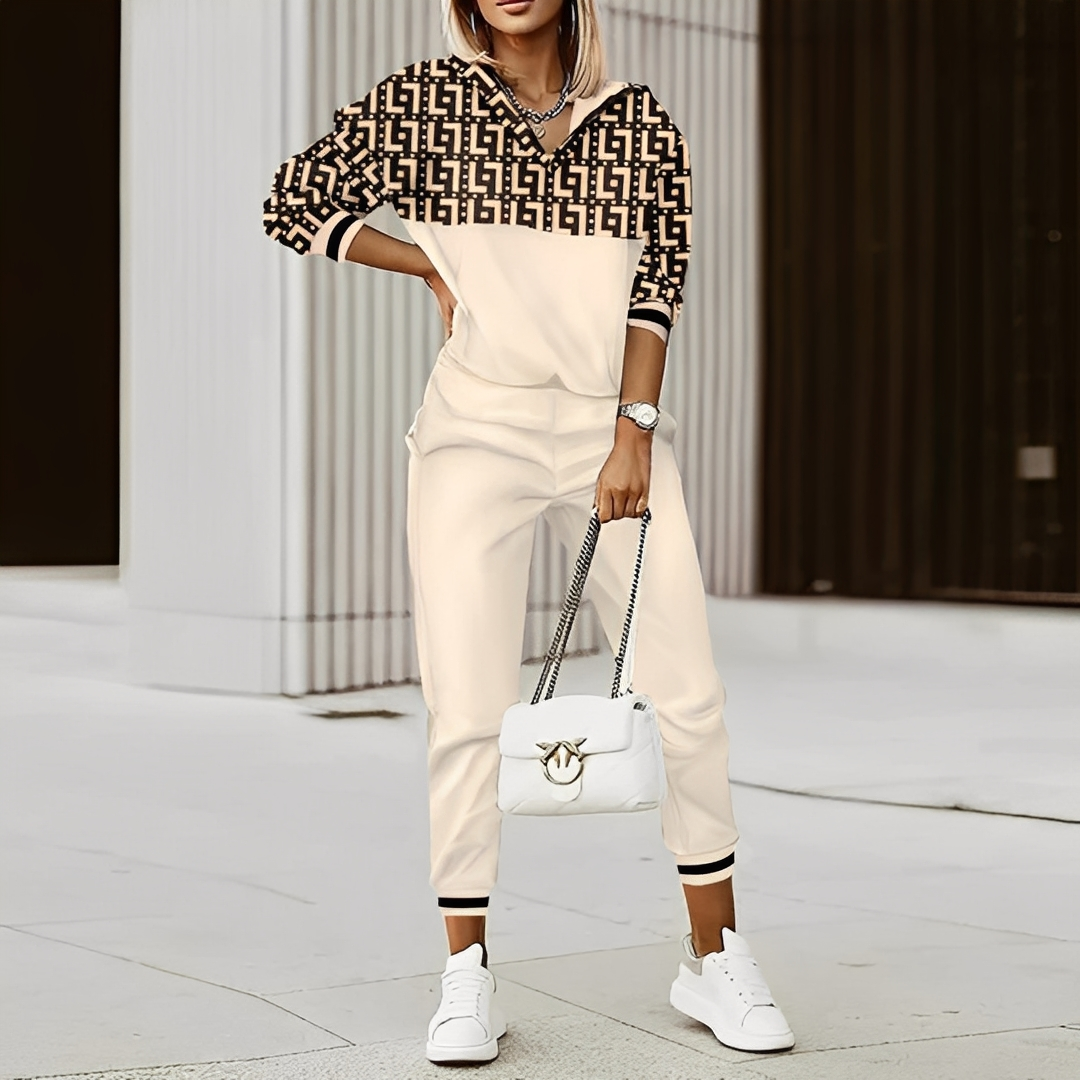 Chenafe - Trendiges zweiteiliges Damen-Ensemble