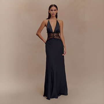 Velina - Stilvolles nahtloses Neckholder-Kleid