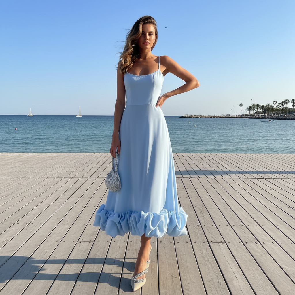 Blaine - Elegantes Kleid mit sanftem Farbverlauf